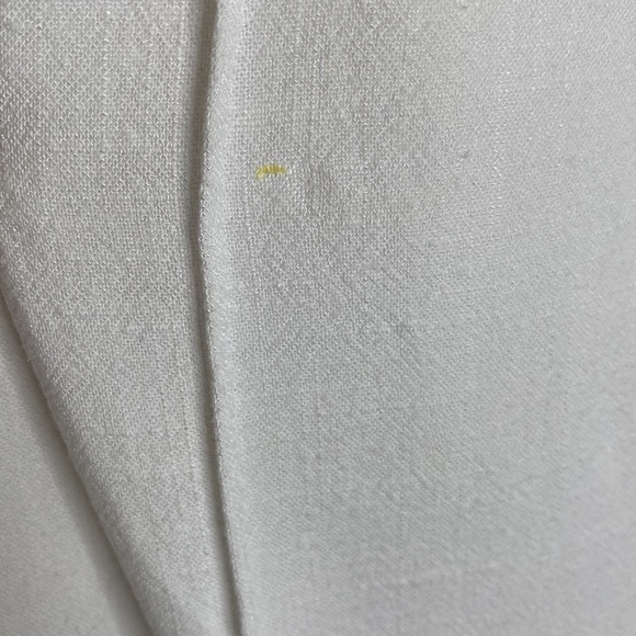 Bardot pin tuck pant slacks ivory lined Sz US 6 - Picture 8 of 8